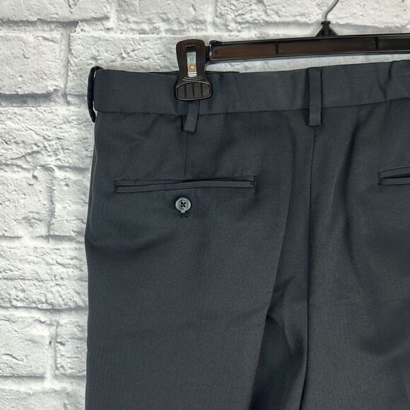 Van Heusen Black Slacks Pal rd Size 34x32 - Picture 5 of 7